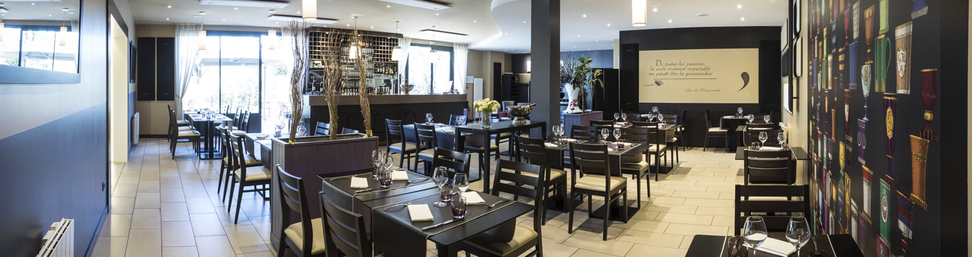 Salle Lounge du restaurant La Virgule